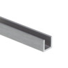 Profil U en aluminium 15x15x15x2 mm  chrome brillant 3000 mm
